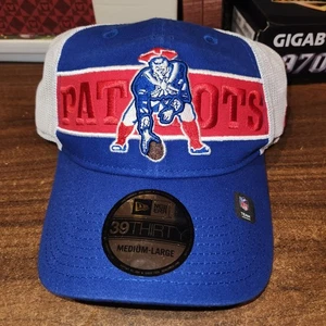 New England Patriots New Era Team Farbe 39Thirty Stretch Fit Mütze Gr. Med./Large - Bild 1 von 8