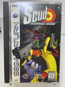 Scud: The Disposable Assassin (Sega Saturn, 1997) Damaged Case #ML