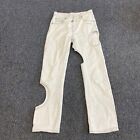 OFF-WHITE C/O VIRGIL ABLOH White Cotton Cropped Pants Size 25 RARE
