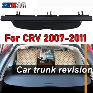 For Honda CRV CR-V 2007-2011 Rear Trunk Cargo Cover Security Shield Shade Black - Picture 1 of 3