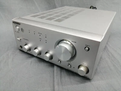 Onkyo A-905FX Integrierter Verstärker Silber Gute Zustand Gebraucht - Bild 1 von 4