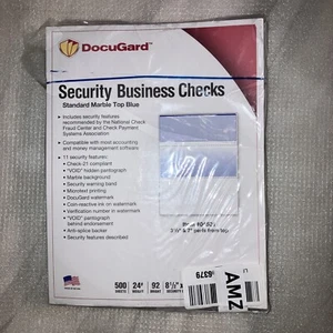 DocuGard Standard blau Marmorplatte Karo, 24 Pfund, 8,5 x 11 Zoll, 500 Blatt - Bild 1 von 4