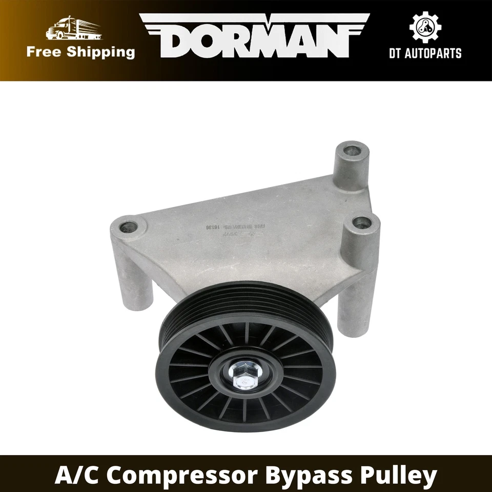 Polea de derivación compresor aire acondicionado Dorman V6 3,4 L Chevrolet Impala 2004-2005 Foto 1 de 4