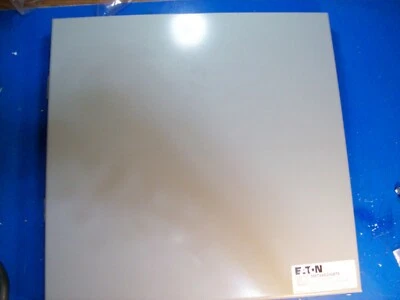 Eaton 200 Amp Combinación Medidor Enchufe Pieza de Repuesto Cubierta Exterior con Bisagras Foto 1 de 3