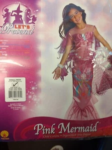 Rubies Pink Mermaid Dress Child Girls Costume 882720 - Picture 1 of 1