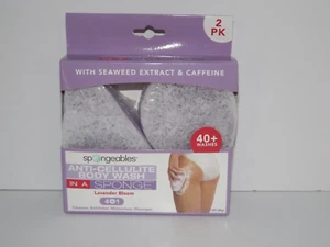 Spongeables Anti-Cellulite Body Wash in a Sponge Lavender Bloom 4 in 1 New (V) - Picture 1 of 2
