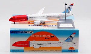 VUELO 1:200 Norwegian Air Boeing B787-9 avión diecast modelo LN-LNP - Imagen 1 de 12