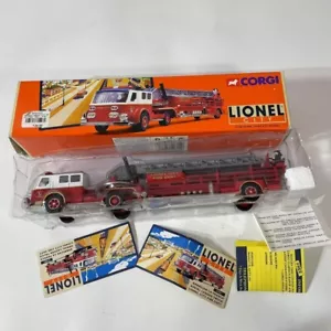 CORGI 51801 LTD. ED. AMERICAN LA FRANCE AERIAL LADDER TRUCK FIRE DEPT, NEW - Picture 1 of 9
