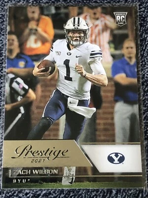 2021 Chronicles Prestige Zach Wilson Rookie #82 New York Jets - Image 1 of 3