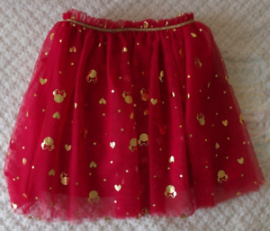 Disney jumping beans 6X Girls Minnie Mouse Skort Skirt Red EUC