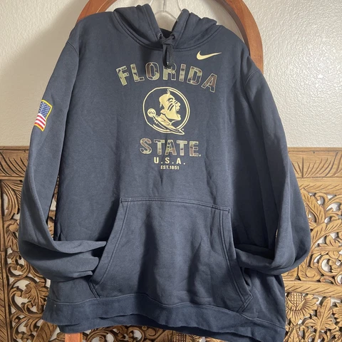 Florida State Seminoles Nike Pullover Hoodie Jacket Men's 2XL Cover