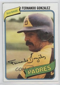 1980 Topps Wrong Back Fernando Gonzalez Pat Kelly ( back) #543.wb