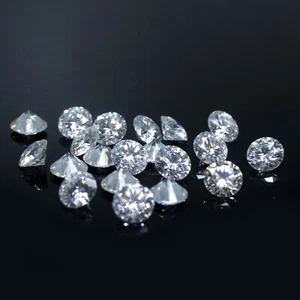 Natural D Color VVS1 White 2.60 mm Round Brilliant Cut Diamond Loose 20 Pcs Lot - Picture 1 of 9