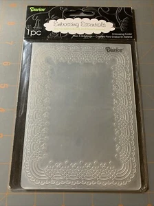 Darice Embossing Folder DOILY LACE Background A2 4x6 1217-48 - Picture 1 of 3