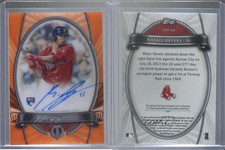 2018 Tribute to the Moment Continuity Orange /25 Rafael Devers Rookie Auto RC