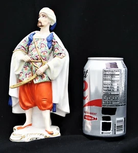 KPM Porcelain Ceramic Statue Ottoman Turkish Warrior Painted Detailing c1890 - Picture 1 of 10