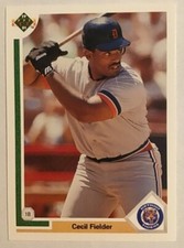 CECIL FIELDER 1991 Upper Deck Tigers #244