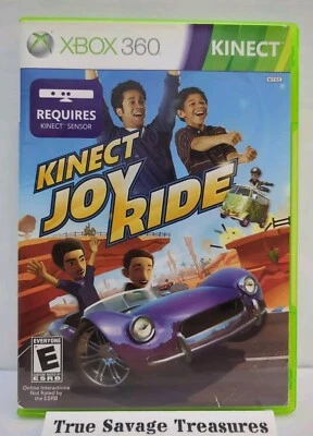 Kinect Joy Ride (Microsoft Xbox 360, 2010) CIB, Original Label, White Label - Image 1 of 4