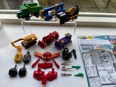 Transformers G1 Devastator Funky colours Rainbow construction bootleg KO set - Image 1 of 4