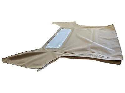 Fits: Ferrari Mondial 1984-1994 Soft & Window Top Made From Haartz Tan German - Image 1 of 4