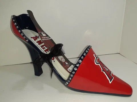 Anaheim Angels WINE BOTTLE HOLDER High Heel Shoe Baseball Los Angeles MLB A4 Cover