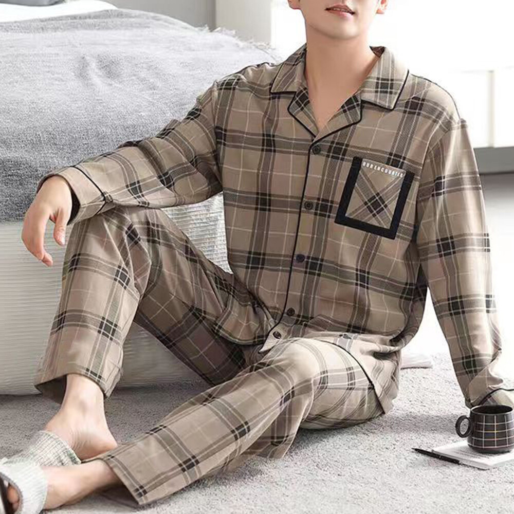 Cuadros Pantalones De Pijama Baratos Pijama Verano Hombre Largo