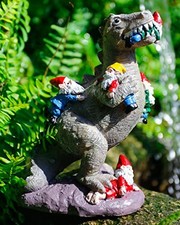 New listing
Dinosaur Eating Gnomes Decor,Yard Art Decoration,Garden Gnome Statues Art