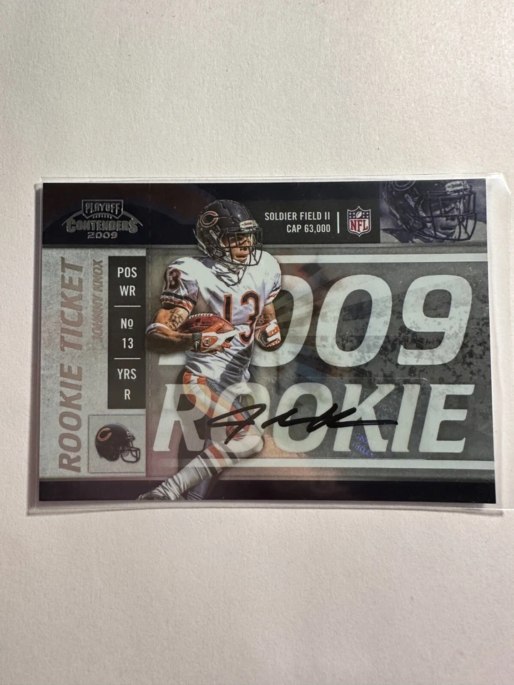 K100,714 - 2009 Playoff Contenders #175 Johnny Knox Auto RC - Image 1 of 1