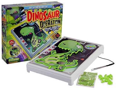 Dinosaur Operation Classic Board Game Play Skill Set  Children & Family Xmas Fun - Image 1 of 4