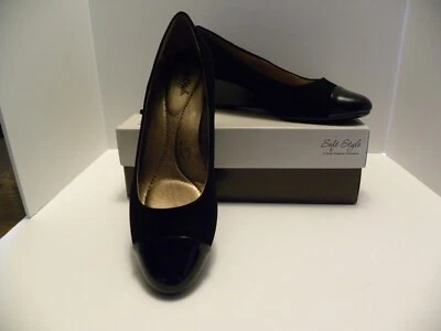 Zapato Estilo Suave Georgene Negro Lamy/Patente Damas 9.5M Foto 1 de 4