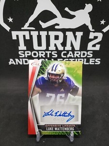 2022 Sage Luke Wattenberg RC Auto Red #A-LW2 Washington