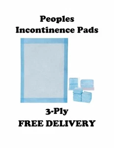 17x24" 300ct People Pads Plus Incontinence Underpads Mattress/Furniture pads - Picture 1 of 2