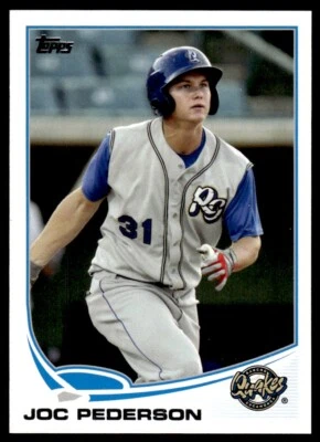 2013 Topps Pro Debut Joc Pederson Rancho Cucamonga Quakes #210 R37 - Image 1 of 2