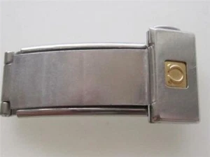 Authentic Omega Constellation 18k. Gold & Stainless S. Watch Clasp, 16 mm. Wide - Picture 1 of 5