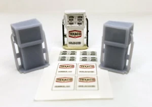 DAVE'S DETAILS HO SCALE 1:87 - 60's 70s GAS PUMP KIT (UNFINISHED) TEXACO #2 - Picture 1 of 2