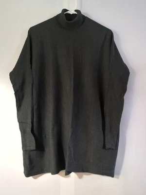 Suéter Moda International Talla Pequeña Cuello Alto Manga Larga Algodón Cachemira Foto 1 de 4