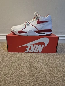 NIKE AIR FLIGHT OG '89 * HM3467 100 * WHITE / RED * UK 8.5 - Picture 1 of 9