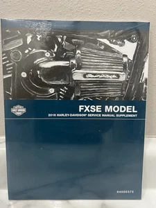 NEW 2016 OEM Harley Davidson FXSE Models, Service Manual Supplement, 94000375 - Bild 1 von 6