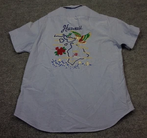 Camisa Polo Ralph Lauren Hombres Azul L Hawaii Tigre Militar Bordada RL-67 - Imagen 1 de 12