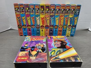 X-Men Animated Series 1992-94 - Complete VHS Set 1-13 + Pryde Of The X-Men More - Bild 1 von 24