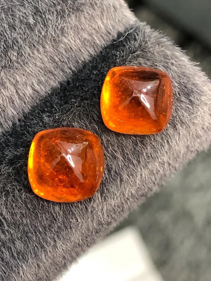 Cabochão de granada Spessartite natural 10,05 ct - Imagem 1 de 4