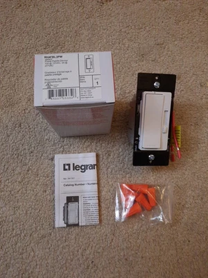 2 atenuadores deslizantes LEGRAND buenos para aplicaciones de un solo polo o 3 vías. Foto 1 de 4