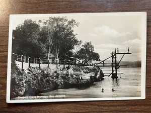 Doctors Cave, Montego Bay, Jamaica, BWI Real Photo Postcard ~ RPPC - Picture 1 of 3