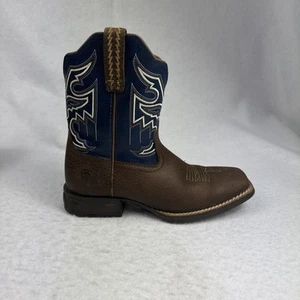 Ariat Youth Kid's Sorting Pen Leather Western Boot Duratread™️Outsole 10038333 - Picture 1 of 8