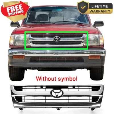 For 1997-2000 New Front Chrome Grille Fits Toyota Tacoma TO1200205 5310004070 - Image 1 of 4
