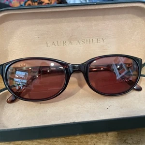 LAURA ASHLEY Tortoise 135 SUN 31 DESIGNER SUNGLASSES With Case Frames Only Rx - Picture 1 of 14