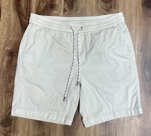 Faherty Essential Kordelzug Shorts Herren L elfenbein Modal Leinenmischung Freizeit 6" - Bild 1 von 11