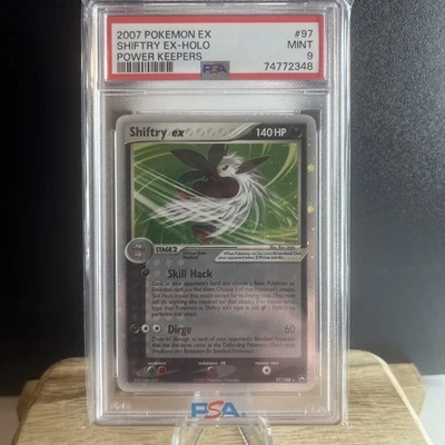 Graded Pokemon Card - Shiftry EX Holo 97/108 - PSA Mint 9 - EX Power Keepers - Image 1 of 3