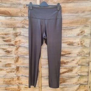 BNWT MissPap Women's Size 14 Verity Black High Waisted PU Disco Leggings - Picture 1 of 10