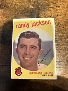 1959 Topps #394 Randy Jackson EX/EX + kostenloser Versand - Bild 1 von 6